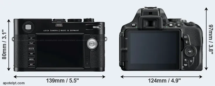 Comparison M Typ 240 or D5600 rear