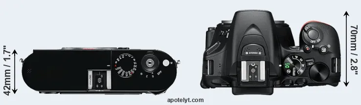Compare M Typ 240 versus D5600 top