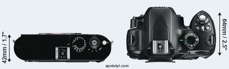 Compare M Typ 240 versus D60 top