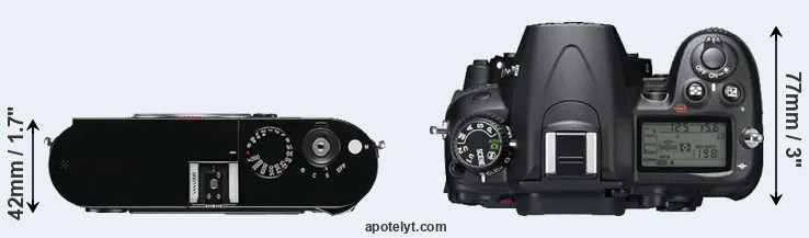 Compare M Typ 240 versus D7000 top