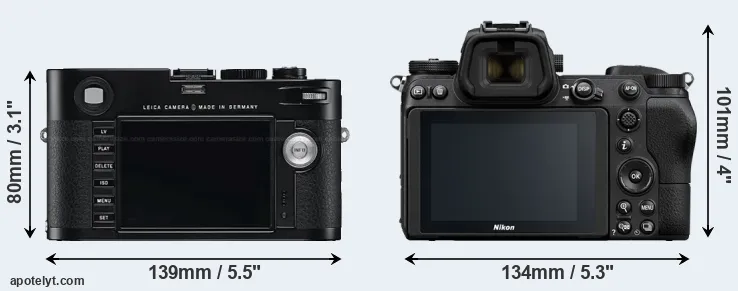 Comparison M Typ 240 or Z6 rear