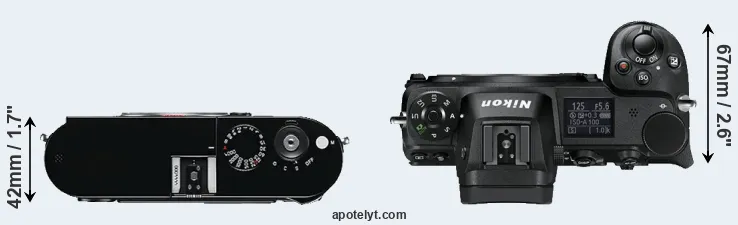 Compare M Typ 240 versus Z6 top