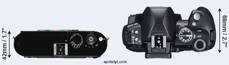 Compare M Typ 240 versus E-510 top