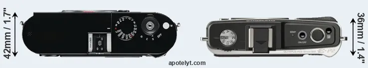 Compare M Typ 240 versus E-P2 top