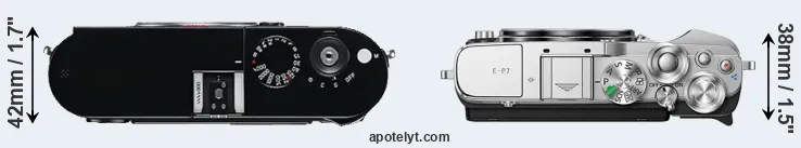 Compare M Typ 240 versus E-P7 top