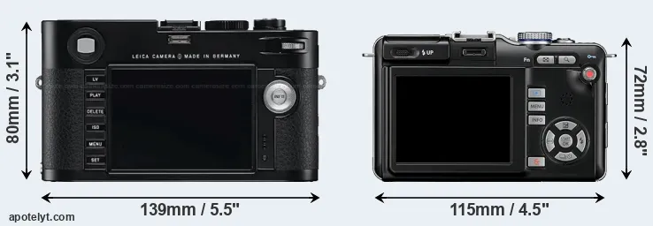 Comparison M Typ 240 or E-PL1 rear