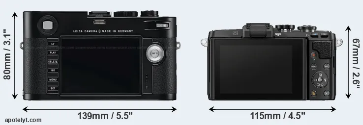 Comparison M Typ 240 or E-PL7 rear