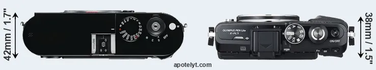 Compare M Typ 240 versus E-PL7 top