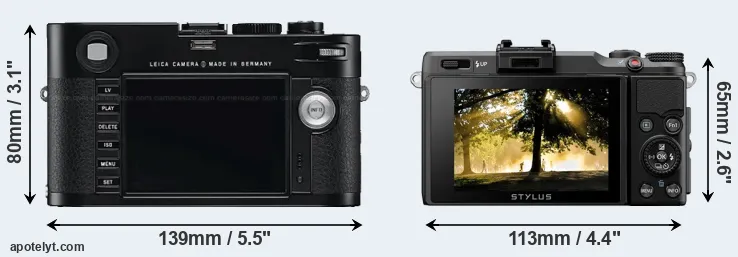 Comparison M Typ 240 or XZ-2 rear