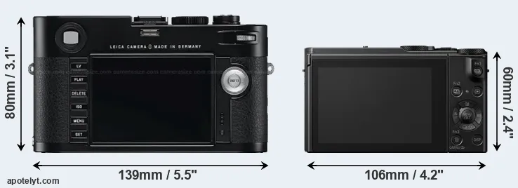 Comparison M Typ 240 or LX10 rear
