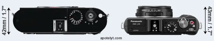 Compare M Typ 240 versus LX5 top