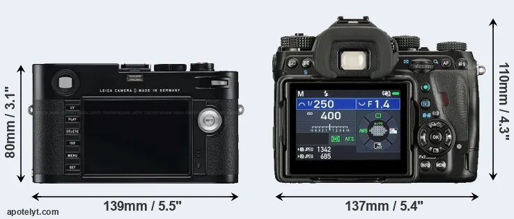 Comparison M Typ 240 or K-1 II rear