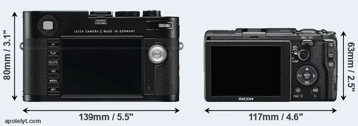 Comparison M Typ 240 or GR II rear