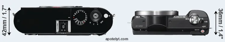 Compare M Typ 240 versus A5000 top