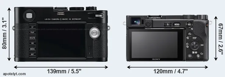 Comparison M Typ 240 or A6100 rear
