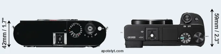 Compare M Typ 240 versus A6100 top