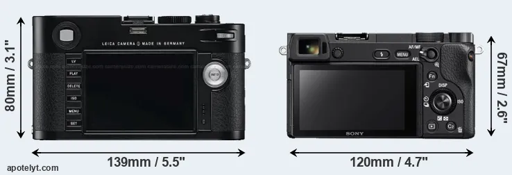 Comparison M Typ 240 or A6300 rear