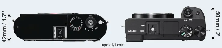 Compare M Typ 240 versus A6400 top