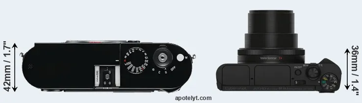 Compare M Typ 240 versus HX90V top