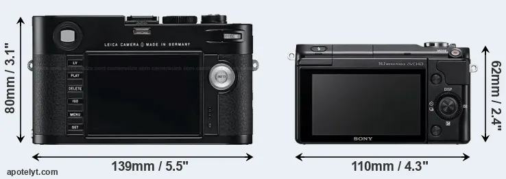 Comparison M Typ 240 or NEX-3N rear