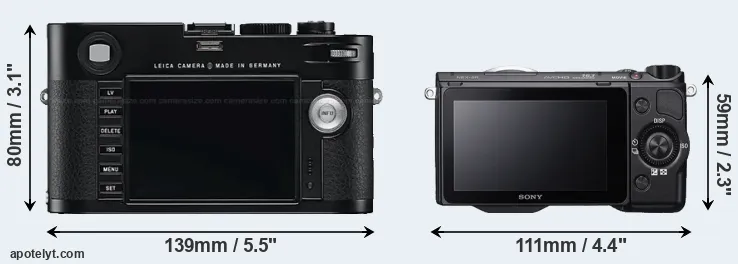 Comparison M Typ 240 or NEX-5R rear