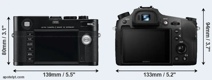 Comparison M Typ 240 or RX10 III rear