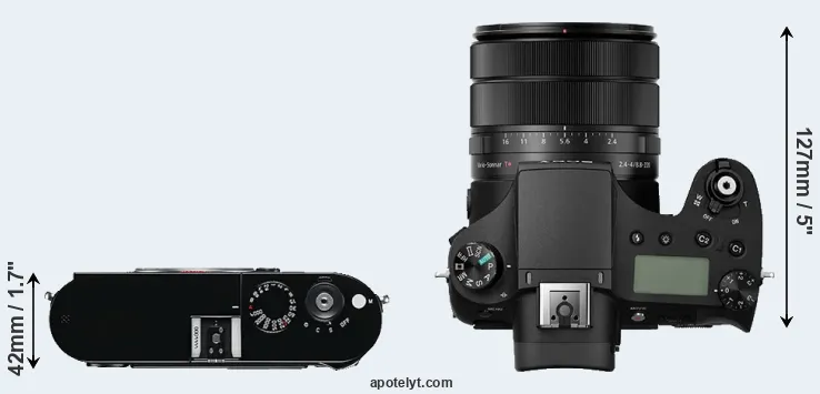 Compare M Typ 240 versus RX10 III top