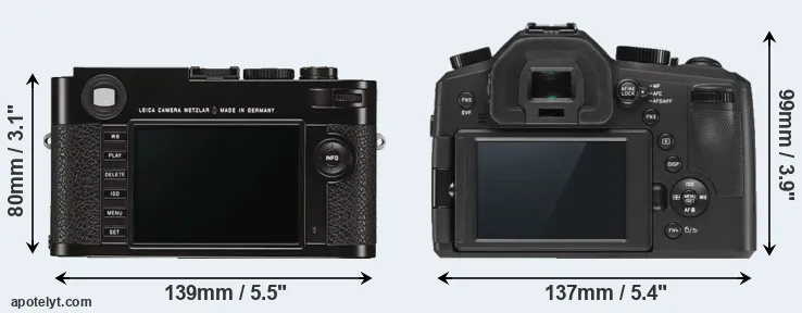 Comparison M Typ 262 or V-LUX Typ 114 rear