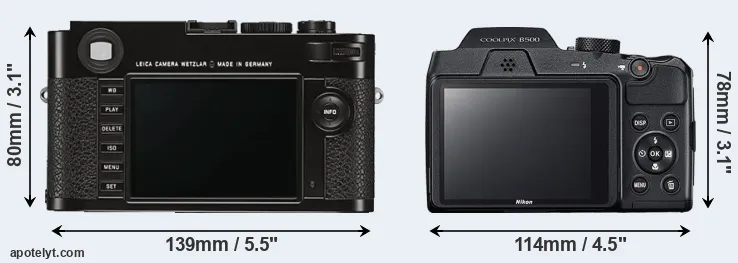 Comparison M Typ 262 or B500 rear