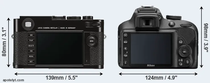 Comparison M Typ 262 or D3400 rear