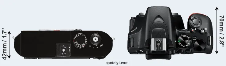Compare M Typ 262 versus D3500 top