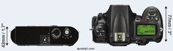 Compare M Typ 262 versus D700 top