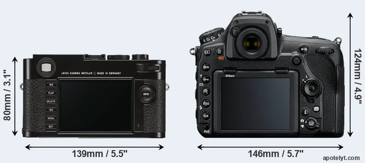 Comparison M Typ 262 or D850 rear