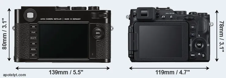 Comparison M Typ 262 or P7800 rear