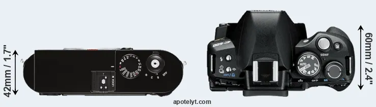 Compare M Typ 262 versus E-600 top