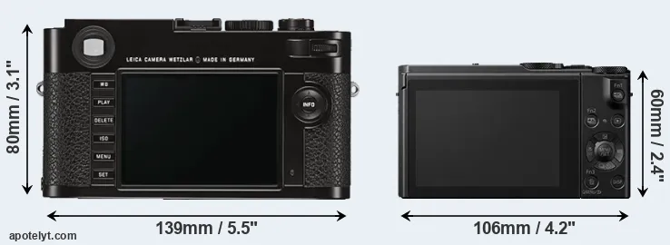Comparison M Typ 262 or LX10 rear