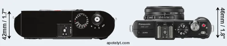 Compare M Typ 262 versus LX7 top