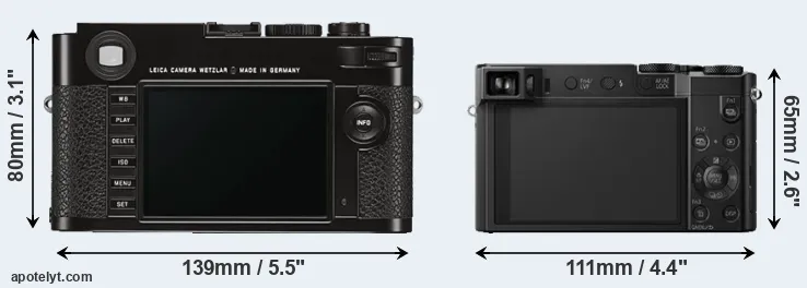 Comparison M Typ 262 or TZ100 rear