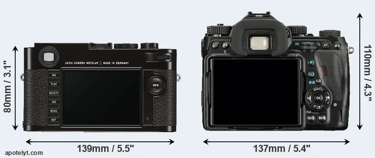 Comparison M Typ 262 or K-1 rear