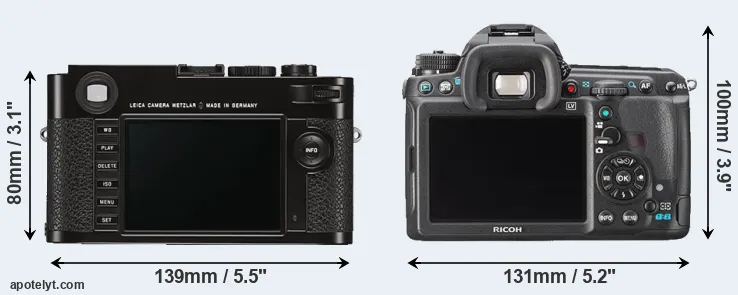 Comparison M Typ 262 or K-3 rear