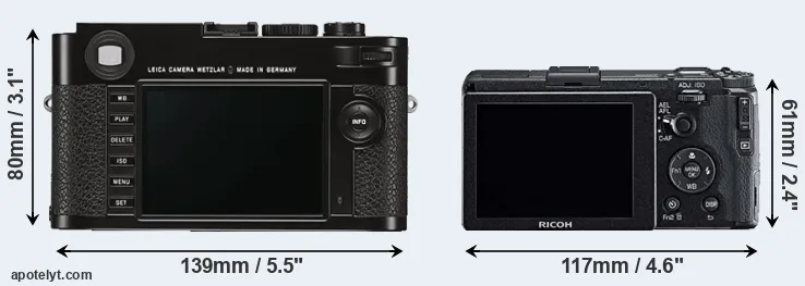 Comparison M Typ 262 or GR rear