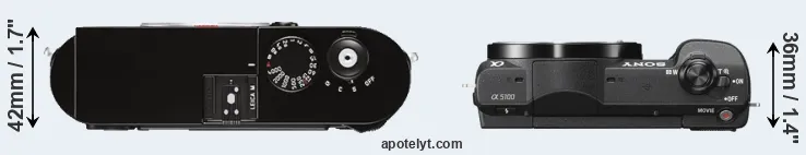 Compare M Typ 262 versus A5100 top