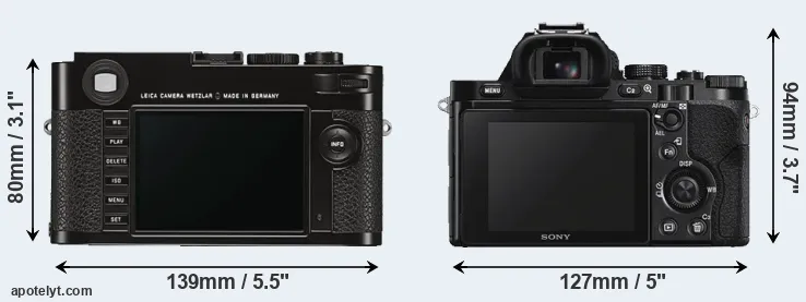 Comparison M Typ 262 or A7S rear