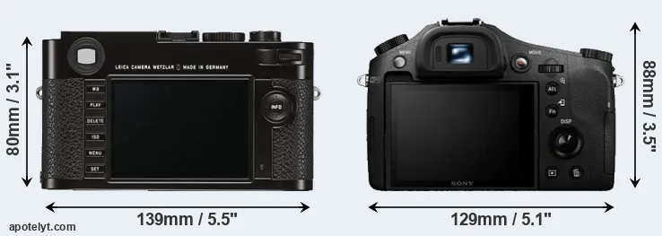Comparison M Typ 262 or RX10 rear