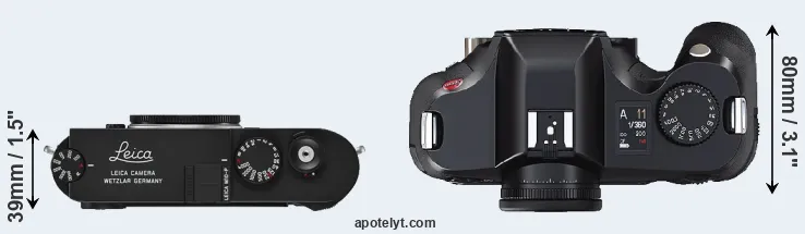 Compare M10-P versus S2 top