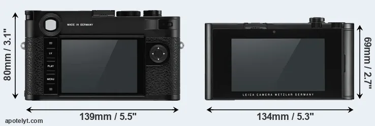 Comparison M10-P or TL2 rear