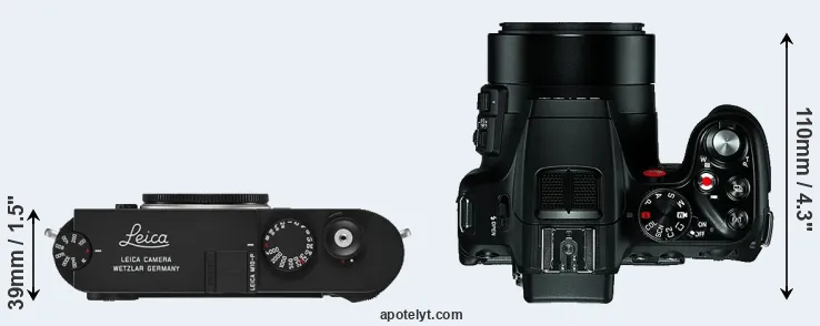 Compare M10-P versus V-LUX 4 top