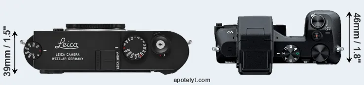 Compare M10-P versus V2 top