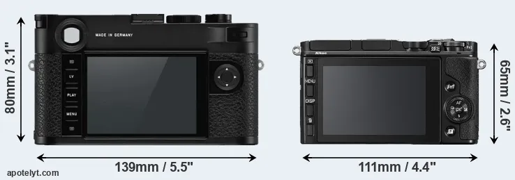 Comparison M10-P or V3 rear