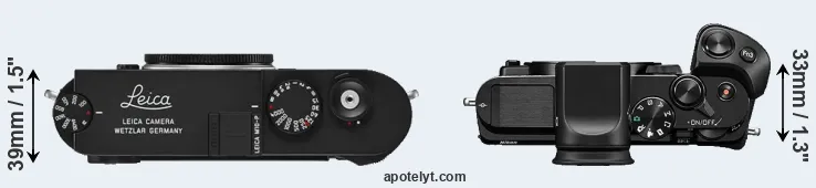 Compare M10-P versus V3 top
